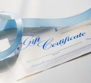 GIFT CERTIFICATE Available at Sixt Lumber
